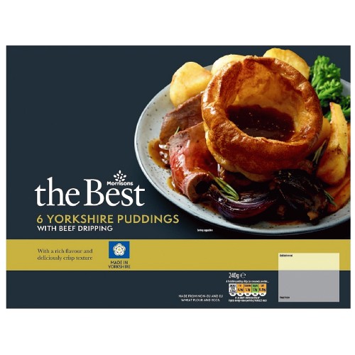 Morrisons The Best 6 Beef Dripping Yorkshire Puddings