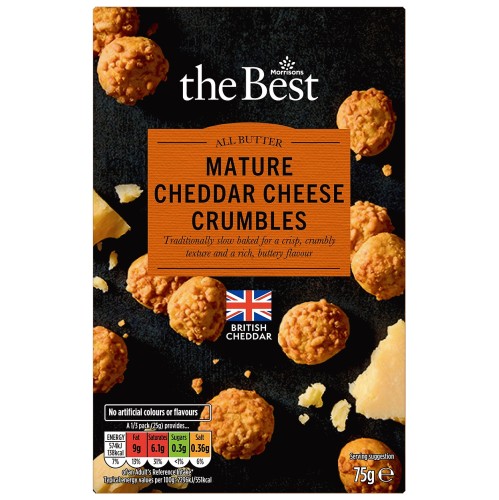 Morrisons The Best All Butter Cheddar Cheese Crumbles