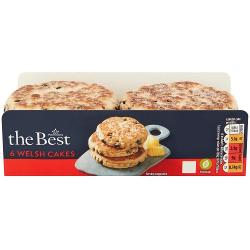 Morrisons The Best All Butter Welsh Cakes (6)