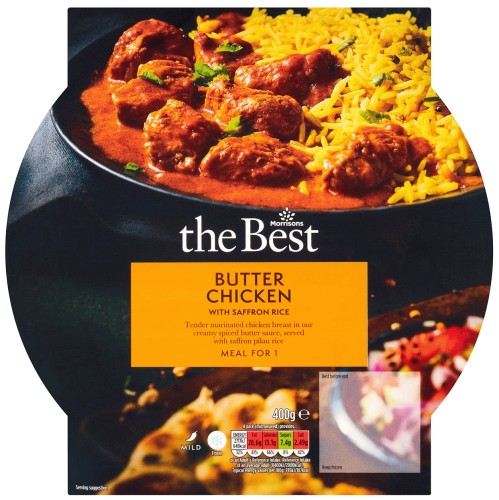 Morrisons The Best Butter Chicken With Saffron Rice (400g)