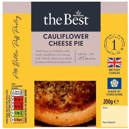 Morrisons The Best Cauliflower Cheese Pie (200g)