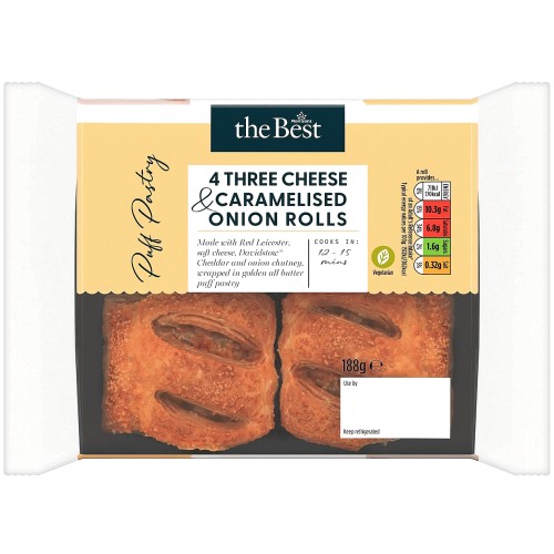Morrisons The Best Cheese & Onion Rolls