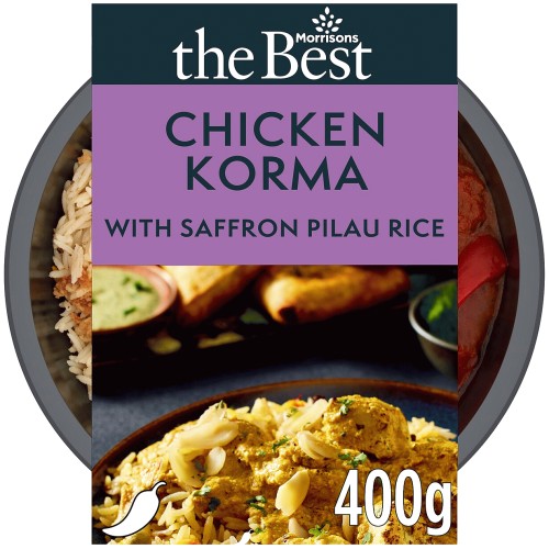 Morrisons The Best Chicken Korma & Rice