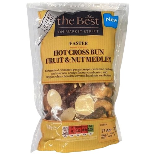 Morrisons The Best Limited Edition Easter Hot Cross Bun Fruit & Nut Medley