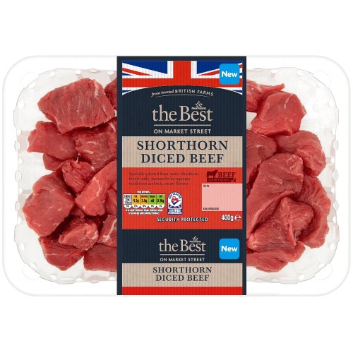 Morrisons The Best Shorthorn Diced Beef (400g)