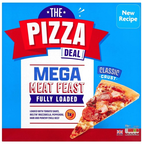 Morrisons The Pizza Deal Magnificent Meat Feast Pizza (513g)