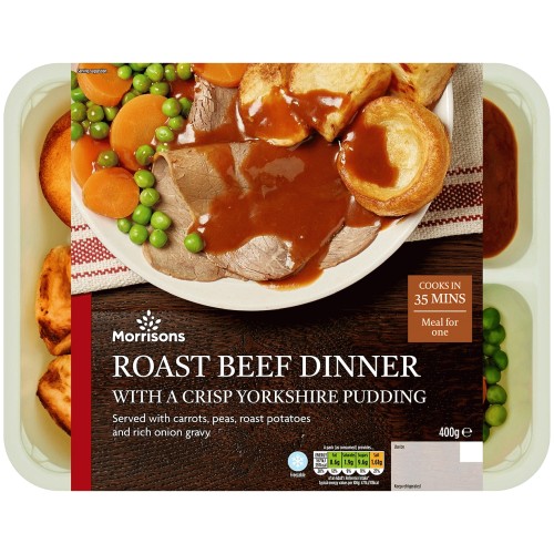 Morrisons Traditional Roast Beef Dinner