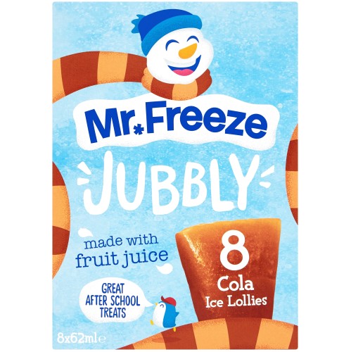 Mr. Freeze Jubbly Cola Ice Lollies (8 x 62ml)