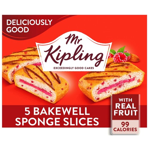 Mr Kipling Deliciously Good Bakewell Sponge Cake Slices
