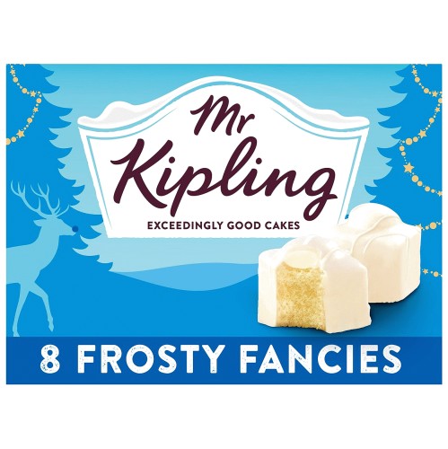 Mr Kipling Frosty Fancies Christmas Cakes Pack (8)