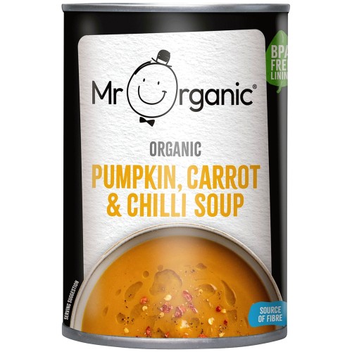 Mr Organic Pumpkin Carrot & Chilli Soup (400g)