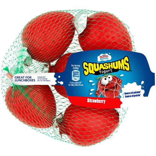 Munch Bunch Strawberry Squashums (5 x 60g)