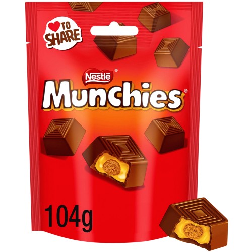 Munchies Milk Chocolate & Caramel Sharing Pouch (104g)