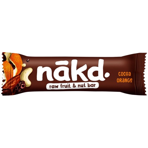 Nakd Gluten Free & Vegan Cocoa Orange Fruit & Nut Bar