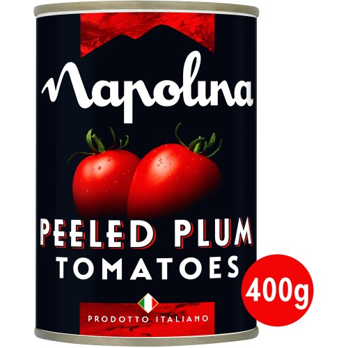 Napolina Peeled Plum Tomatoes in Rich Tomato Juice (400g)
