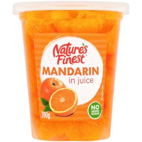 Nature's Finest Mandarin Segments in Juice (390g)