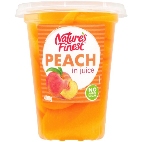 Nature's Finest Peach Slices in Juice (400g)