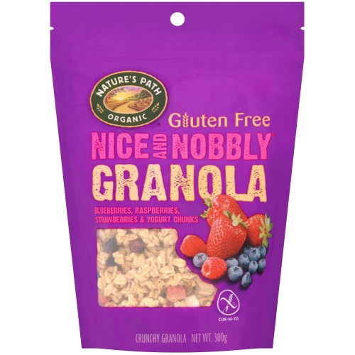 Nature's Path Organic Mixed Berry Granola Yogurt Chunks (300g)