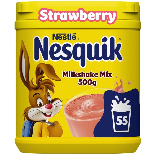 Nesquik Strawberry Milkshake Powder Tub (500g)