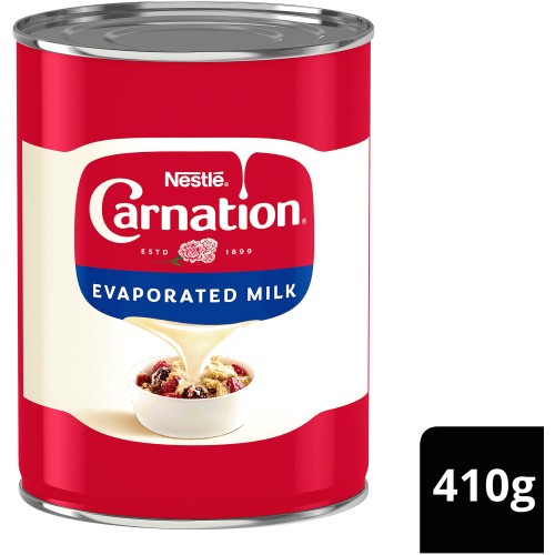 Nestle Carnation Evaporated Milk Tin 410G-14.5 Oz Can (410g)