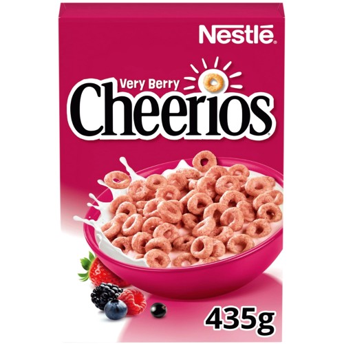 Nestle Cheerios Very Berry Multigrain Breakfast Cereal (435g)