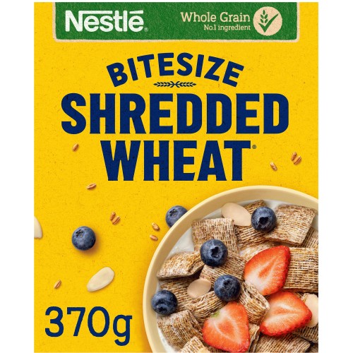 Nestle Shredded Wheat Bitesize Cereal (370g)