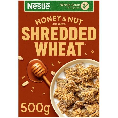 Nestle Shredded Wheat Honey Nut Cereal (500g)