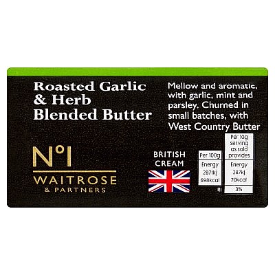 No.1 Roasted Garlic & Herb Blended Butter (100g)