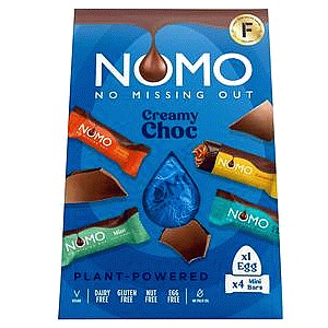 NOMO Creamy Choc Egg & Mini Bars (154g)