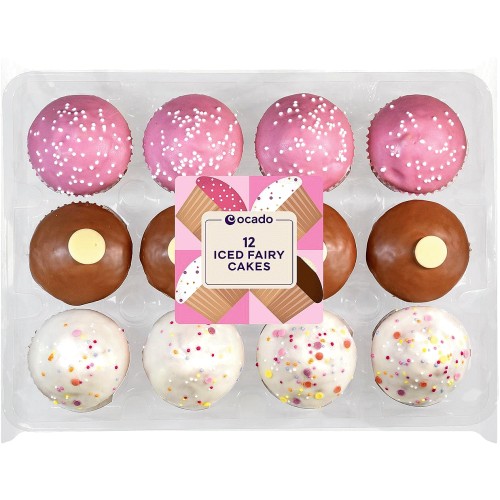 Ocado Iced Fairy Cakes