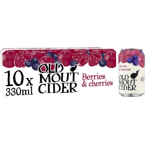 Old Mout Berries & Cherries Cider Cans (10 x 330ml)