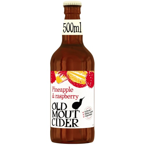 Old Mout Cider Pineapple & Raspberry Bottle (500ml)