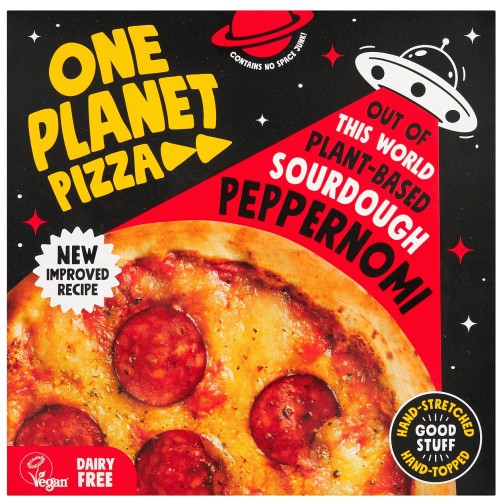 One Planet Pizza Plant-Based Sourdough Peppernomi (310g)