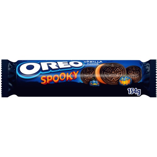 Oreo Spooky Vanilla Sandwich Biscuits (154g)