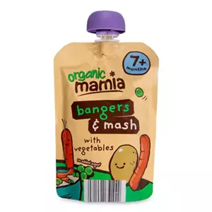 Organic Bangers & Mash with Vegetables Pouch