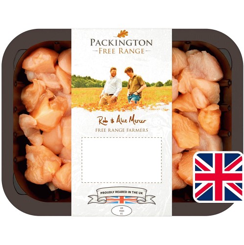 Packington Free Range Chicken Breast Chunks (350g)
