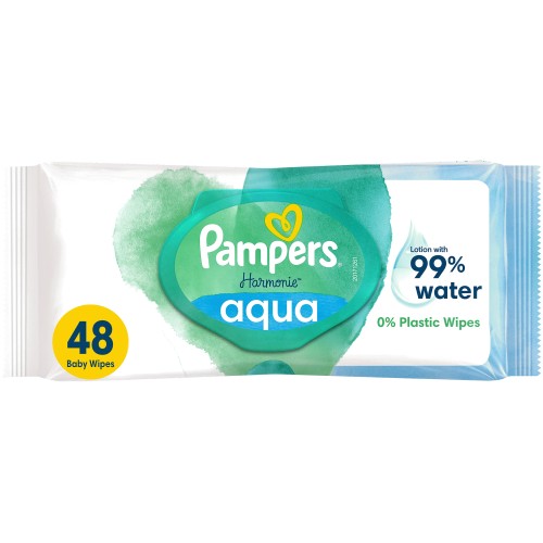 Pampers Harmonie Aqua Baby Wipes (48)