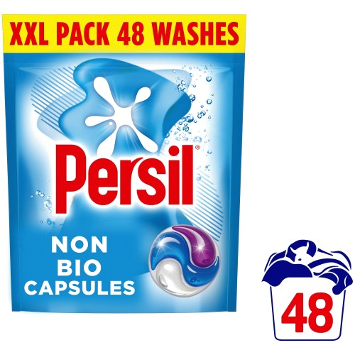 Persil 3 in 1 Washing Capsules Non Bio 48 washes (48w)