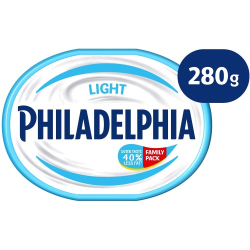 Philadelphia Light Low Fat Soft Cream Cheese (280g)