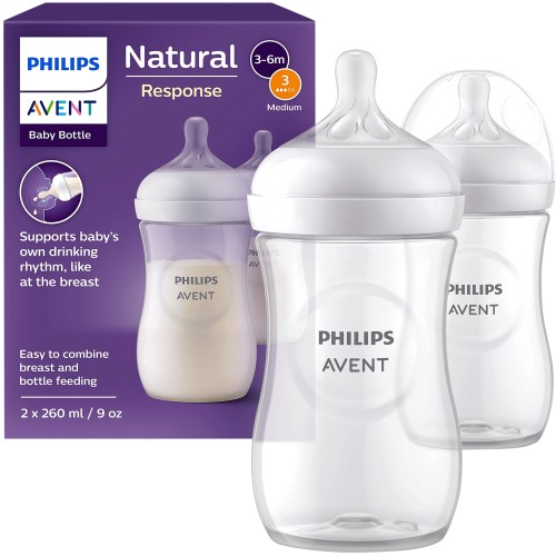 Philips Avent Natural Response Bottle 1m+ (2 x 260ml)