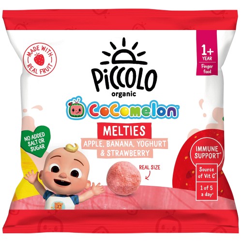 Piccolo Melties Apple Banana Yoghurt & Strawberry 1+ Year (6g)
