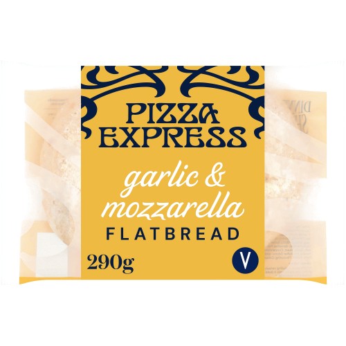 Pizza Express Large Garlic Mozzarella Flatbread (290g)