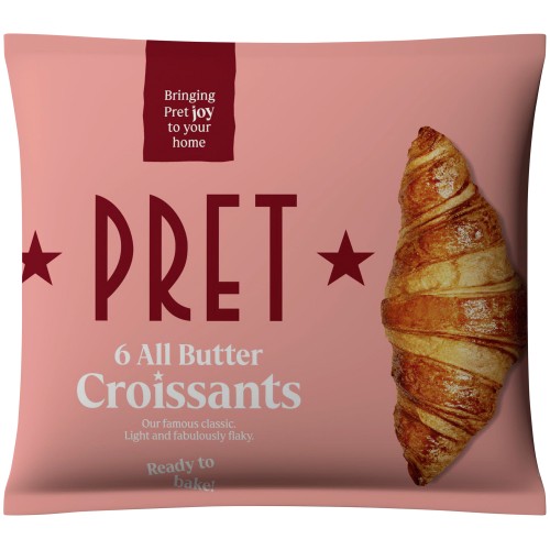 Pret All Butter Croissants (6 x 330g)