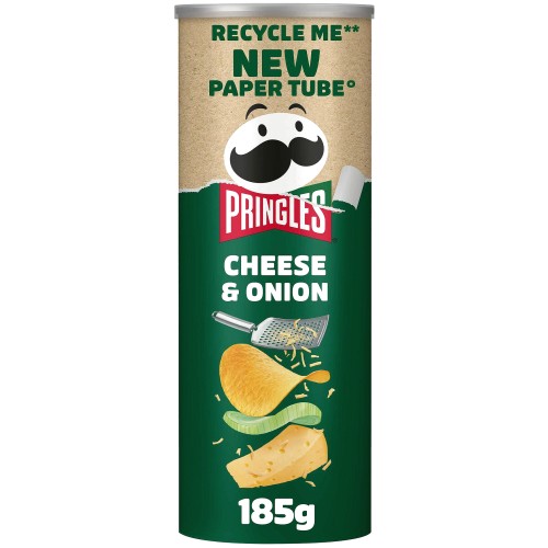 Pringles Cheese & Onion Sharing Crisps (185g)