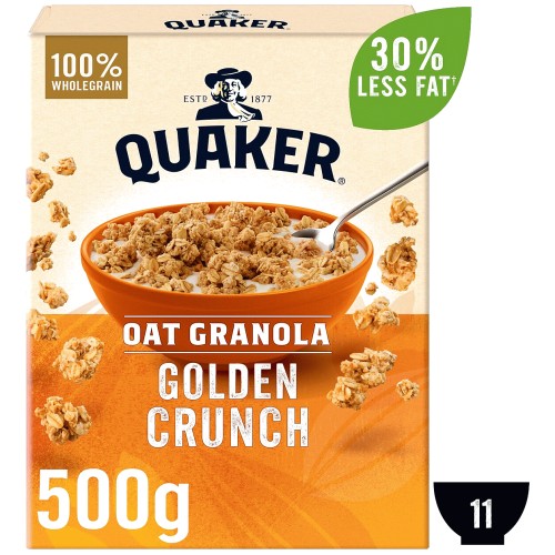 Quaker Oat Granola Golden Crunch (500g)