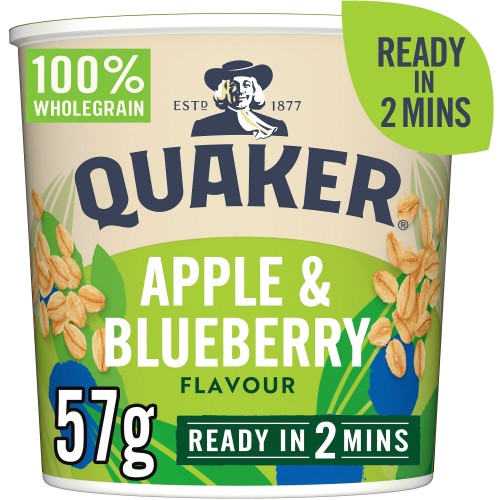 Quaker Oat So Simple Apple & Blueberry Porridge Pot (57g)