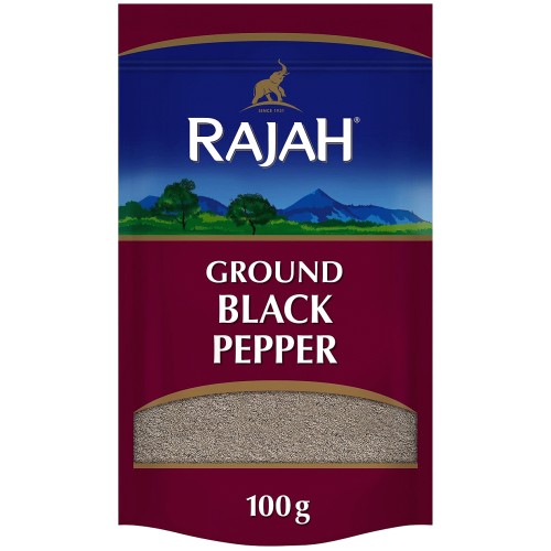 RAJAH GROUND BLACK PEPPER (100g)