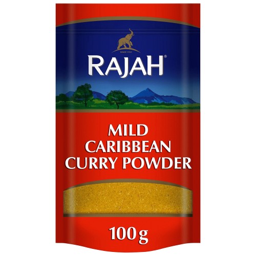 Rajah Spices Mild Caribbean Curry Powder (100g)