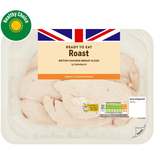 Roast British Chicken Breast Slices (Ready to Eat) (360g)