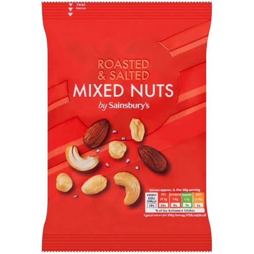 Roasted & Salted Mixed Nuts (200g)